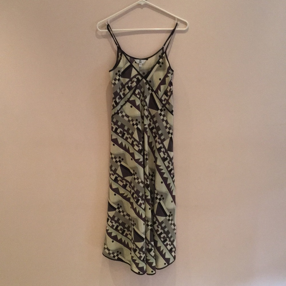 Printed maxi dress